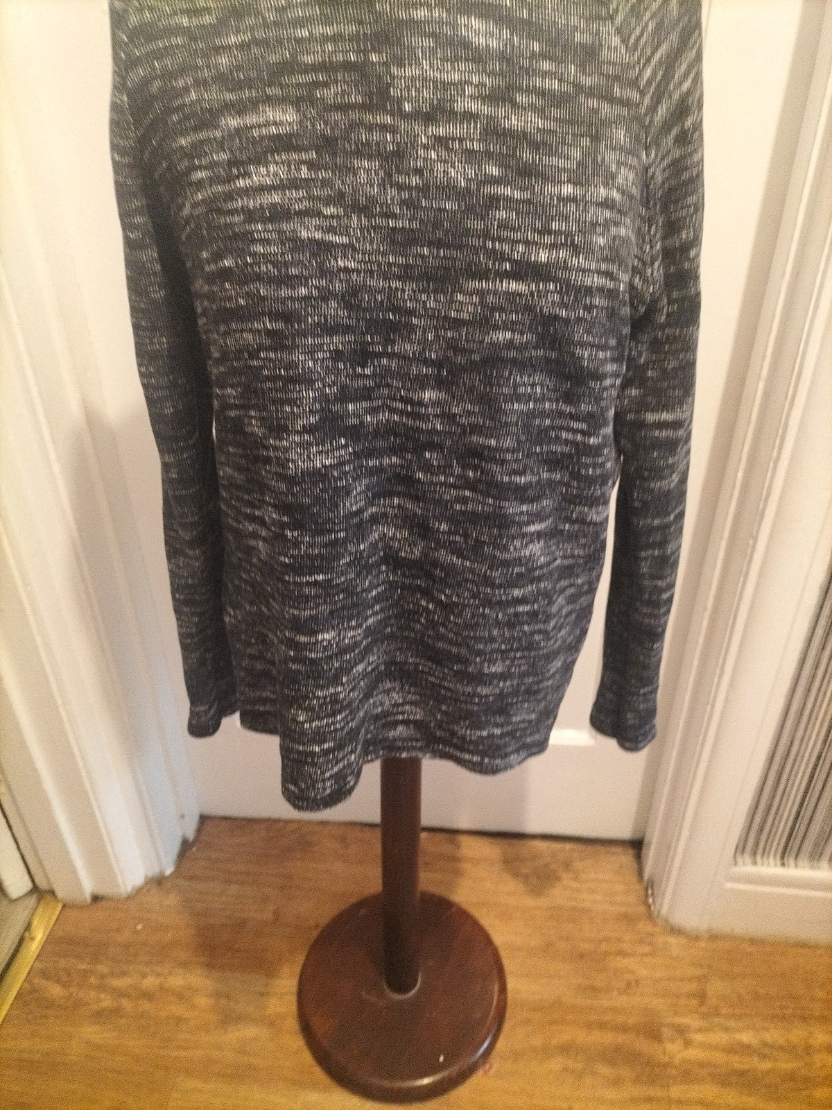 Mens Jack&Jones Size Large Black Fleck Long Sleeved Pullover Jumper