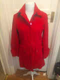 Ladies Life Time Size EU 42 Red Lined Longline Jacket