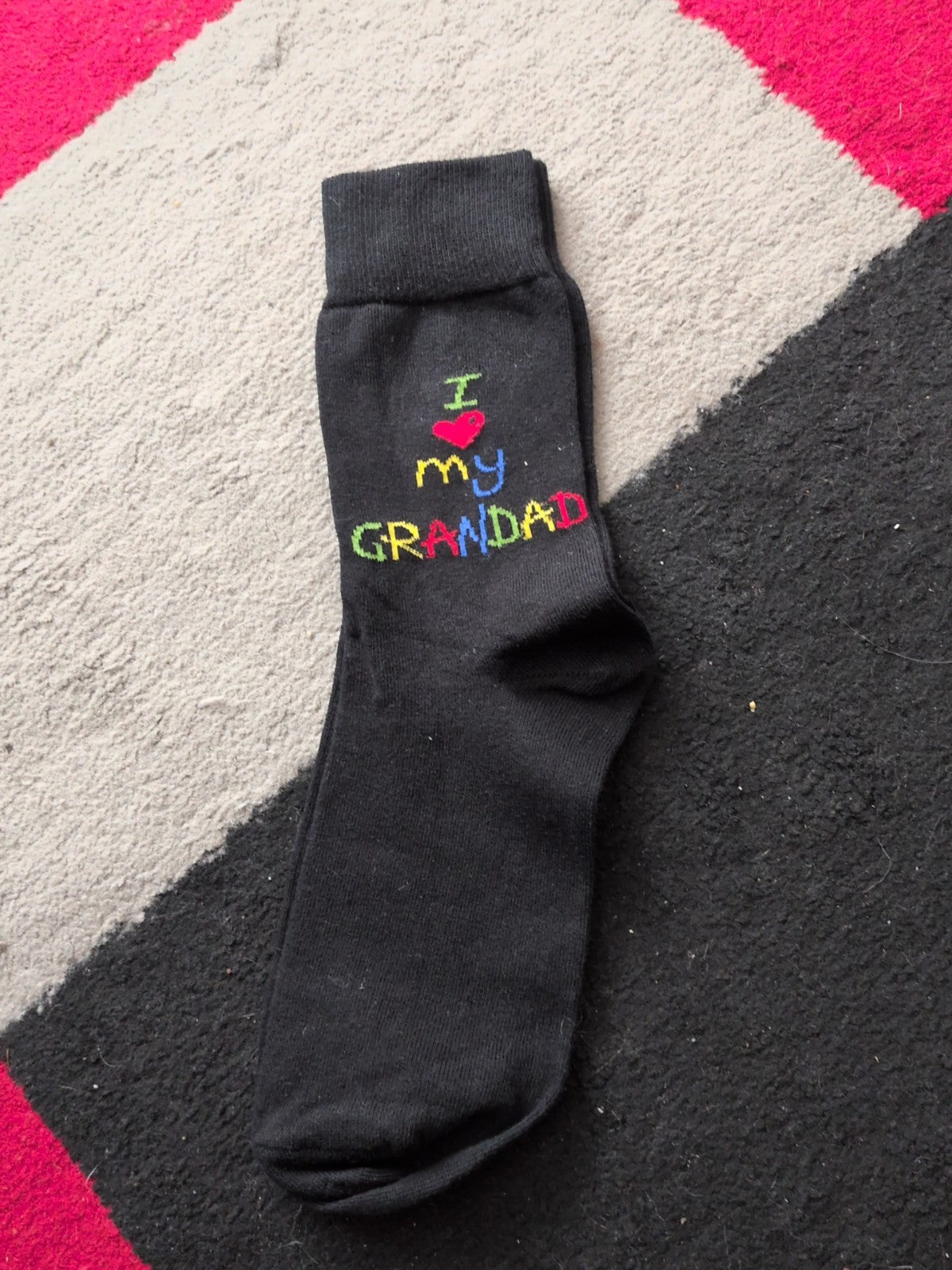 I Love My Grandad Socks