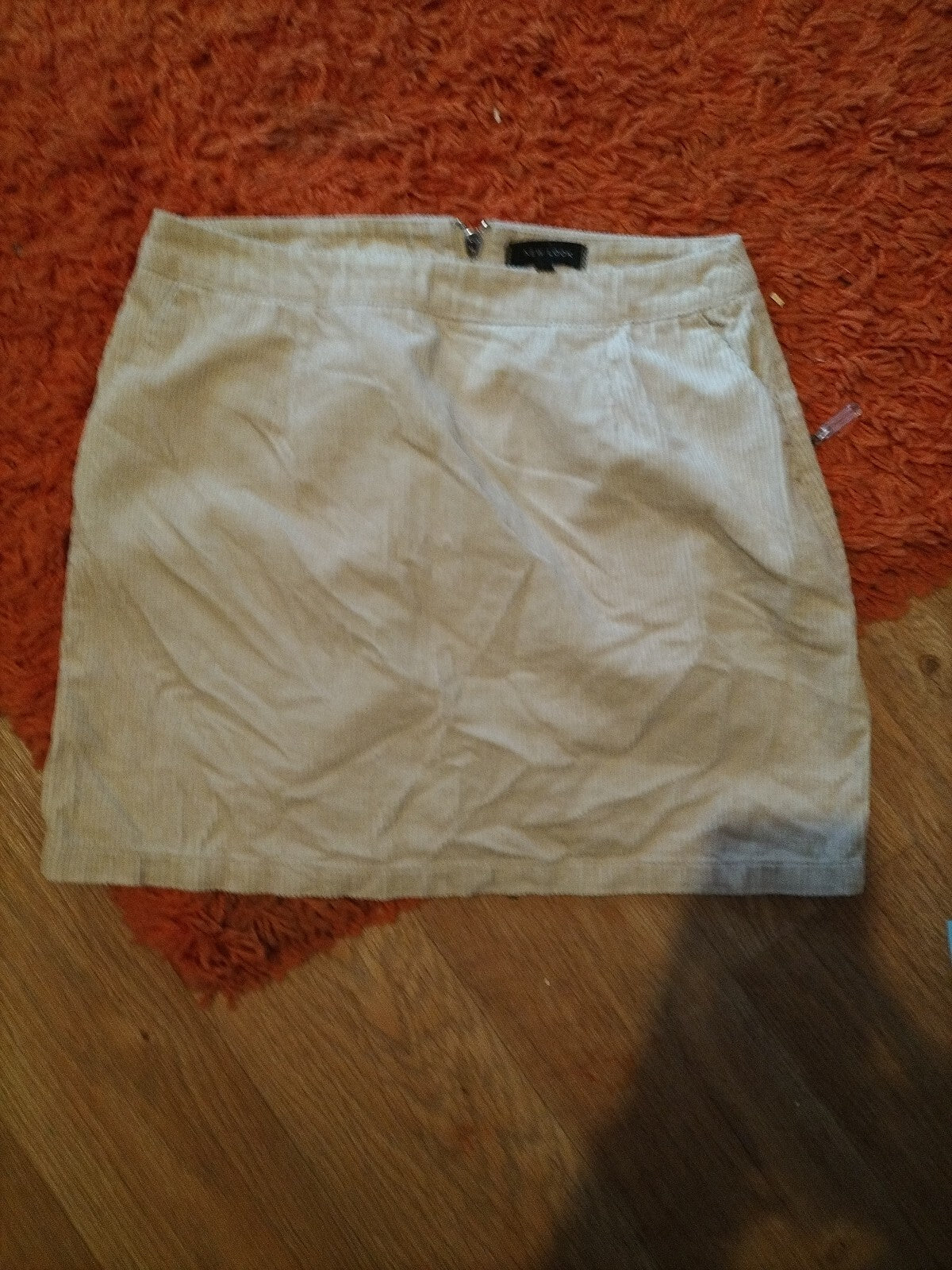 Ladies New Look Size 10 Beige Mini Skirt