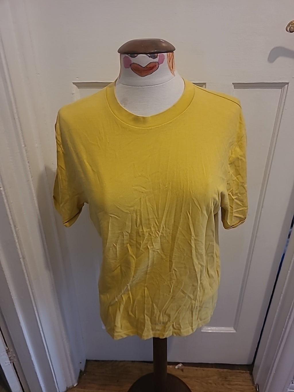 Ladies Asos Medium Yellow Short Sleeve Top