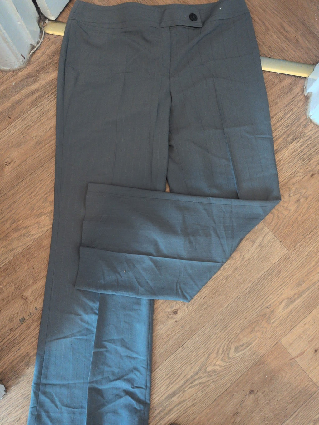 Next 18L Pale Sage/Grey Smart Trousers