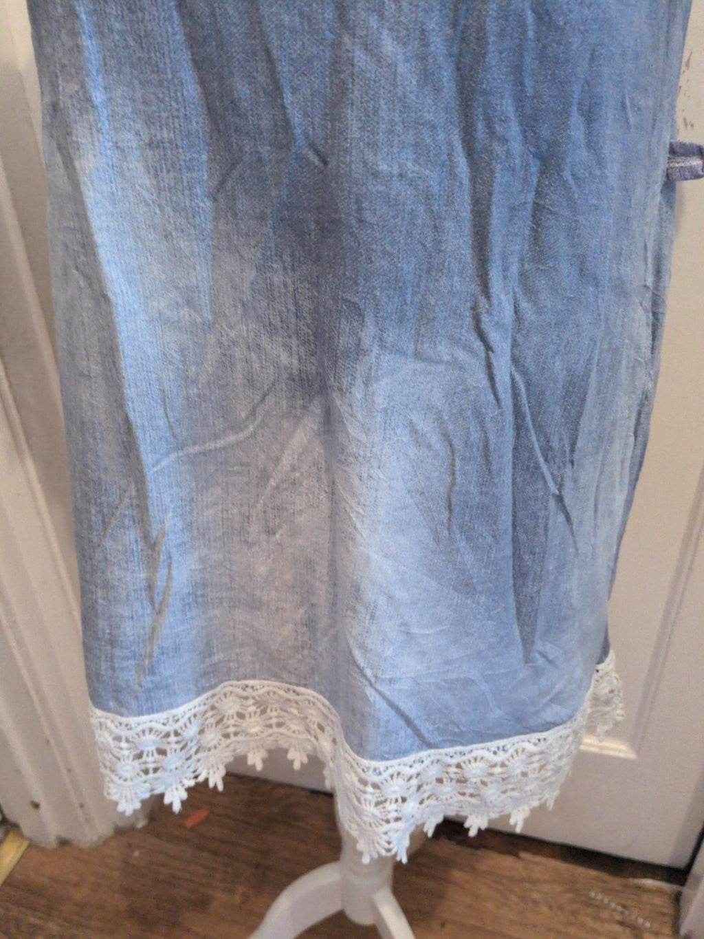 Small Denim Coloured Short Sleeve Dress
