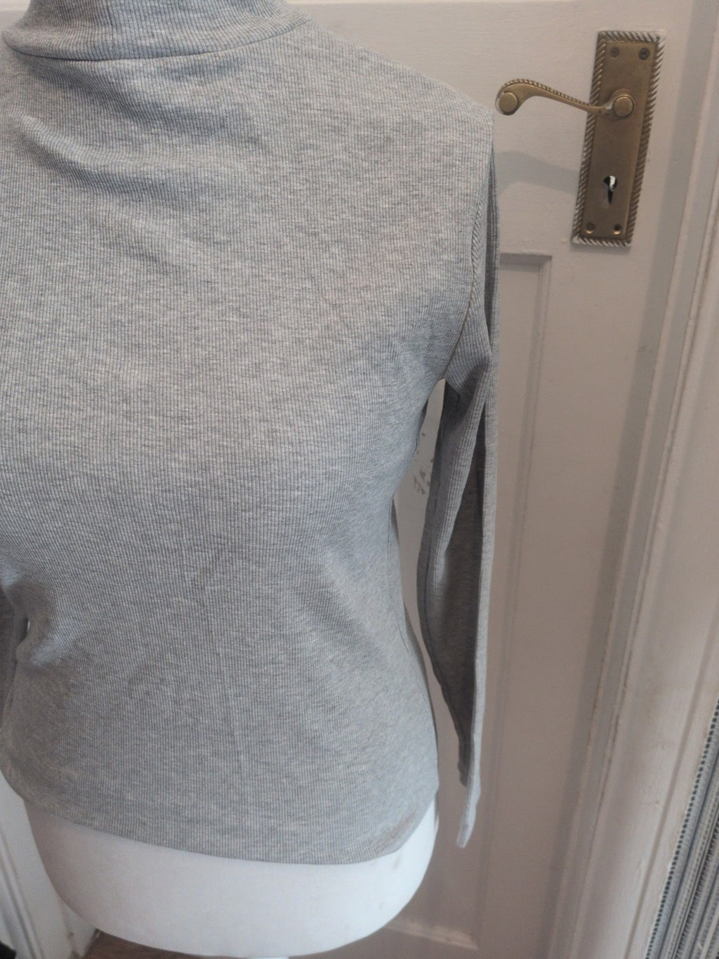 Papaya 12 Grey The Fitted Long Sleeve Jumper