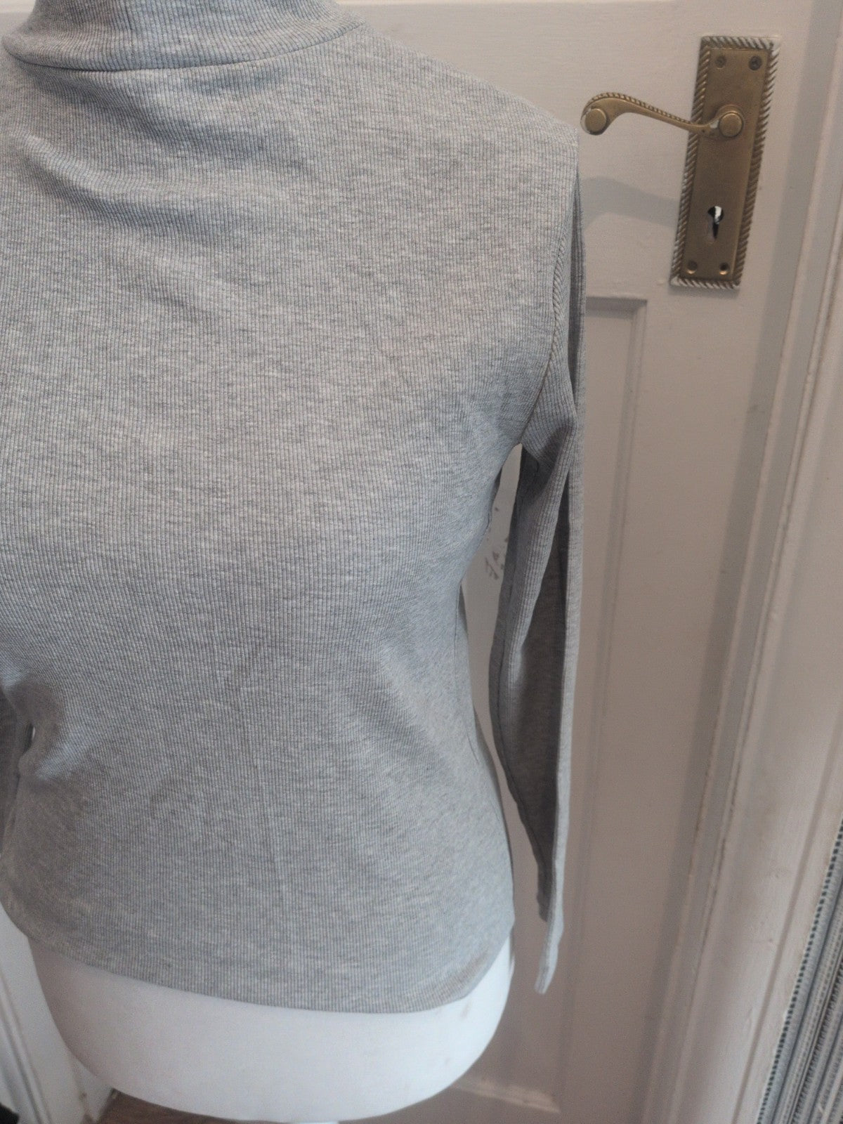 Papaya 12 Grey The Fitted Long Sleeve Jumper
