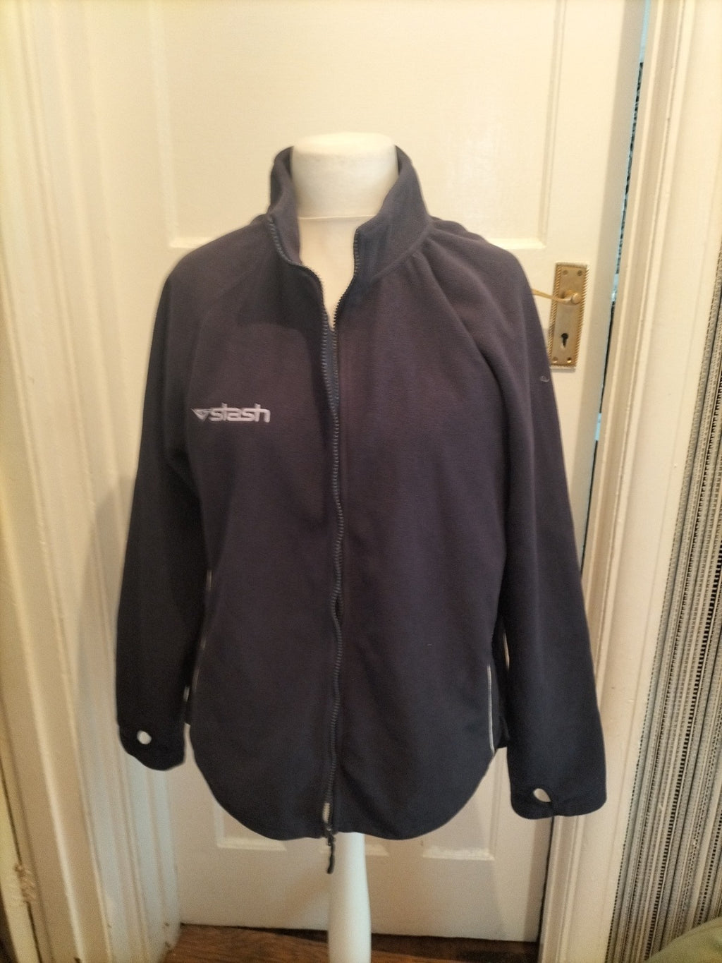 Mens Stash Size XL Navy Full Zip Jumper