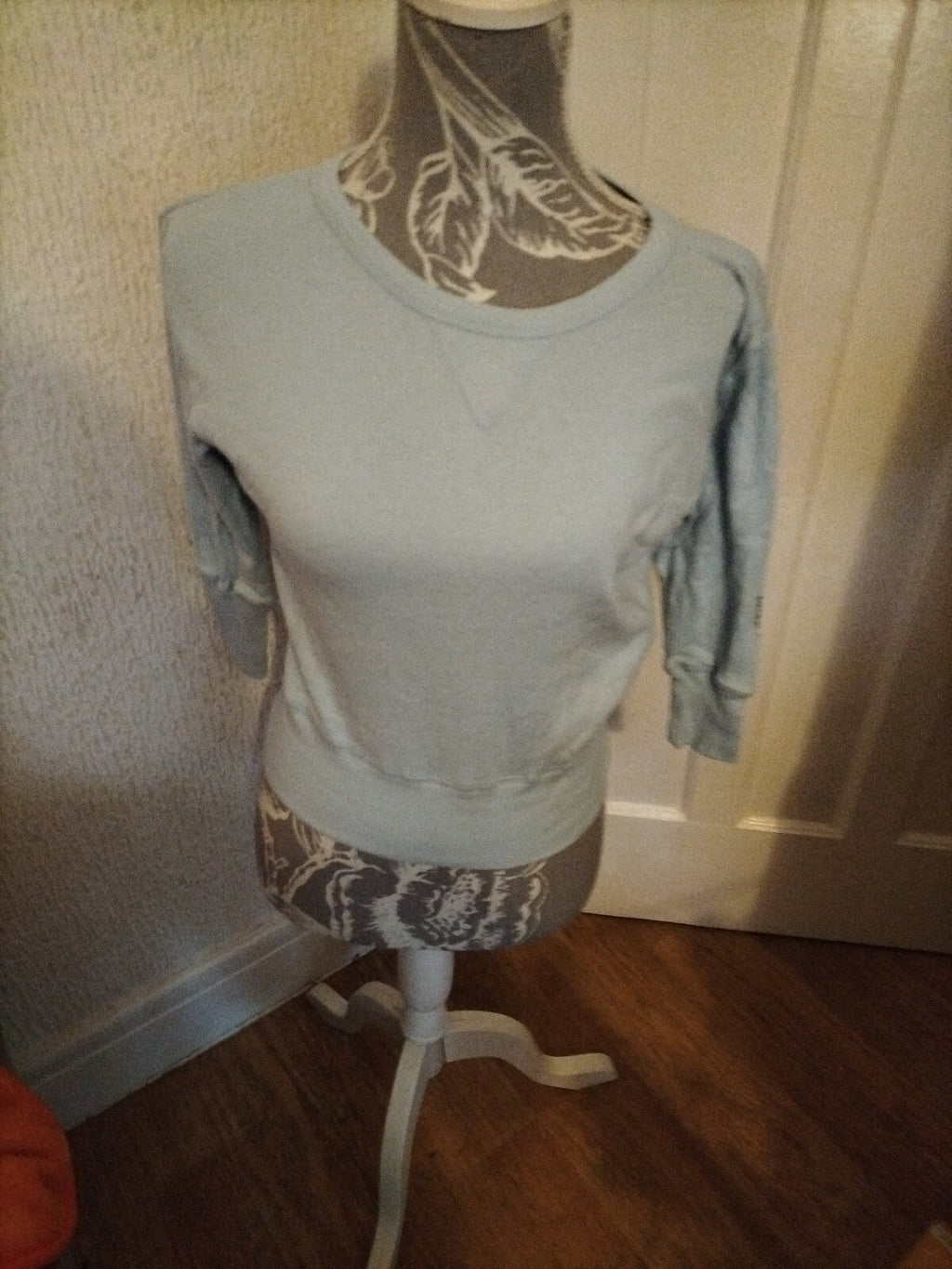 Ladies Chillipepper Size Small Pale Blue Jumper