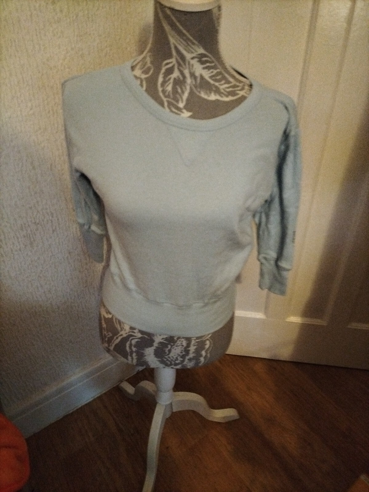 Ladies Chillipepper Size Small Pale Blue Jumper
