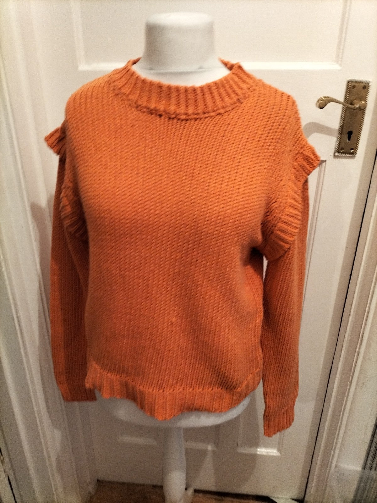 Boohoo Medium Orange Knit Pullover Jumper