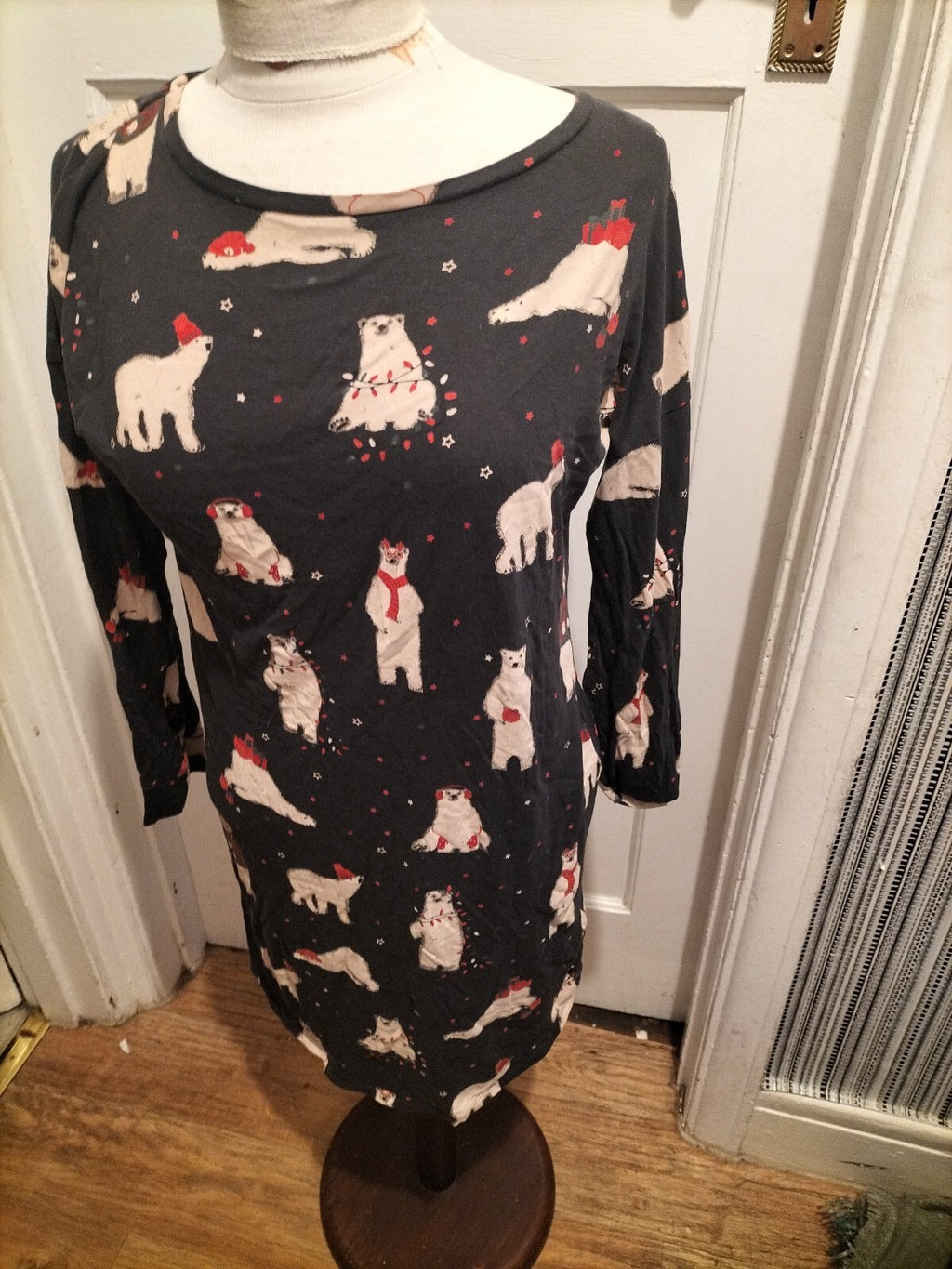 Ladies Day Dreams Size 6 Polar Bear Night Shirt