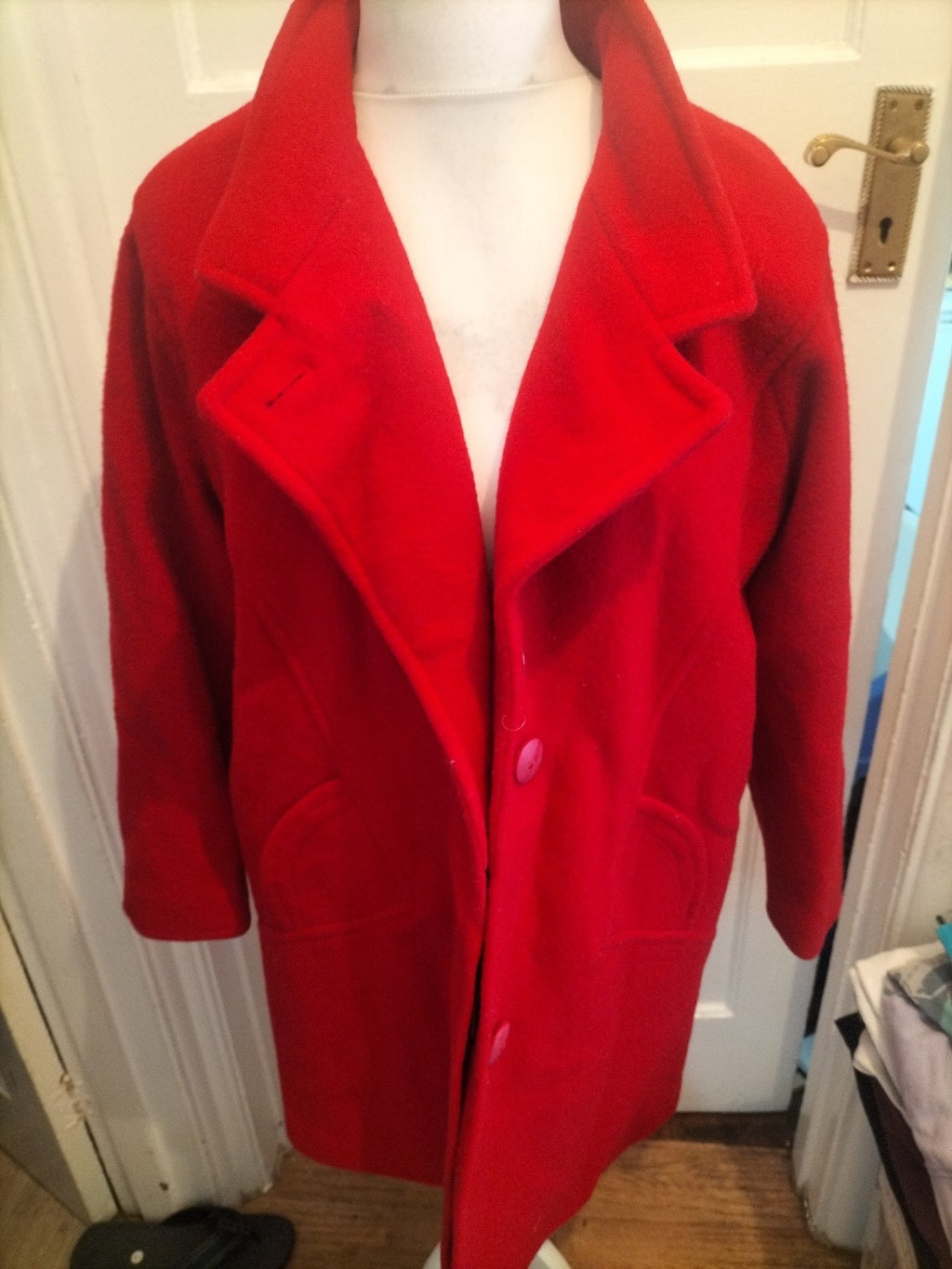 Canda 14 Red Lined Jacket Longer Length