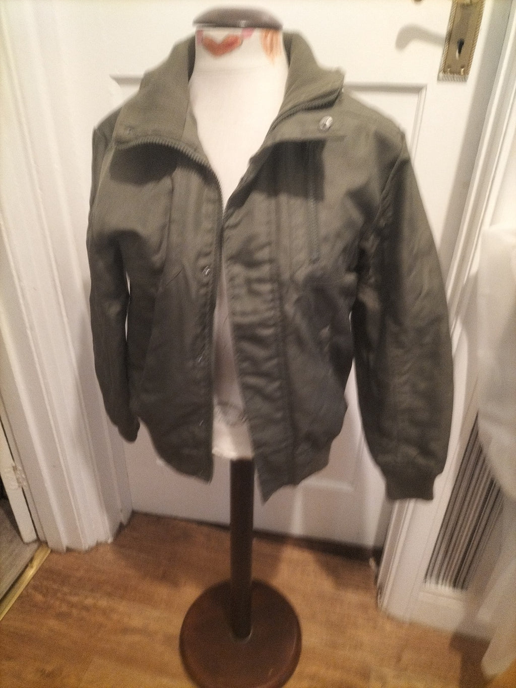 Girls H&M Age 12-13 Years Khaki Lined Coat