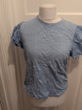 Zara XL Blue Short Sleeve T-shirt