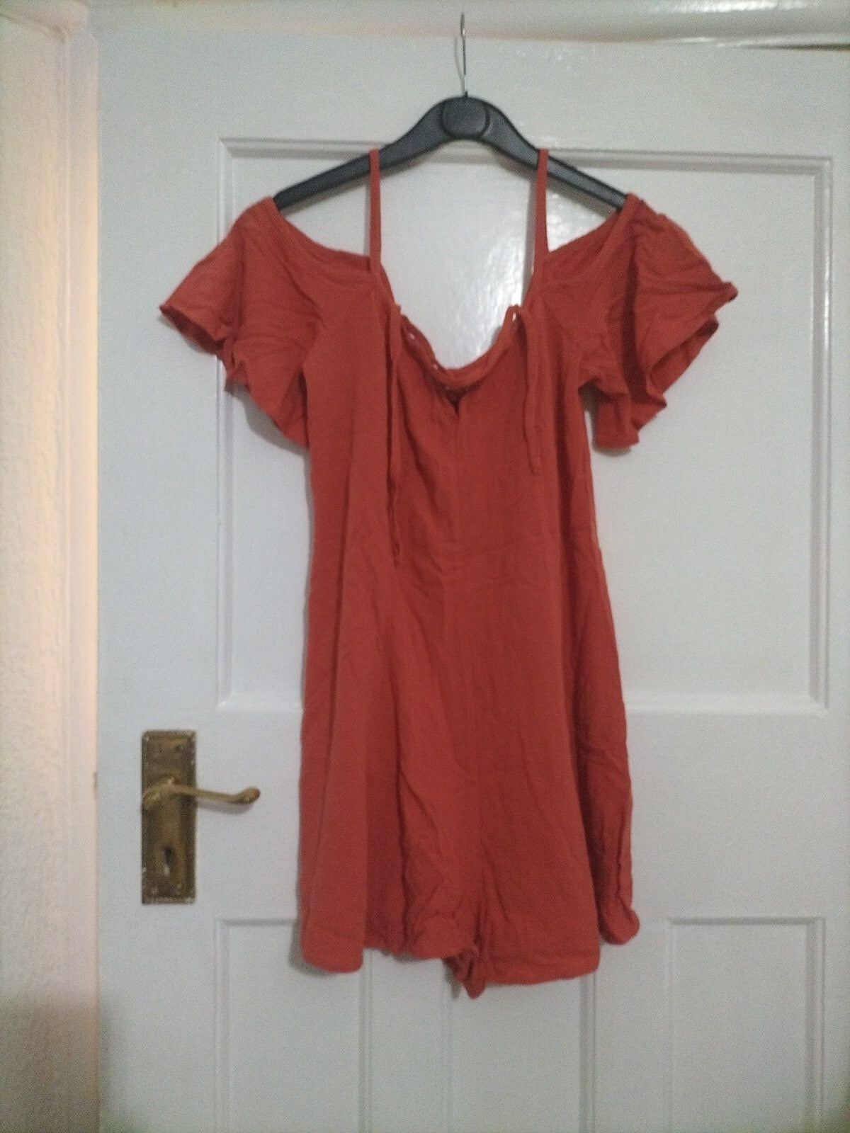 Ladies Forever21 Size Small Orange Playsuit