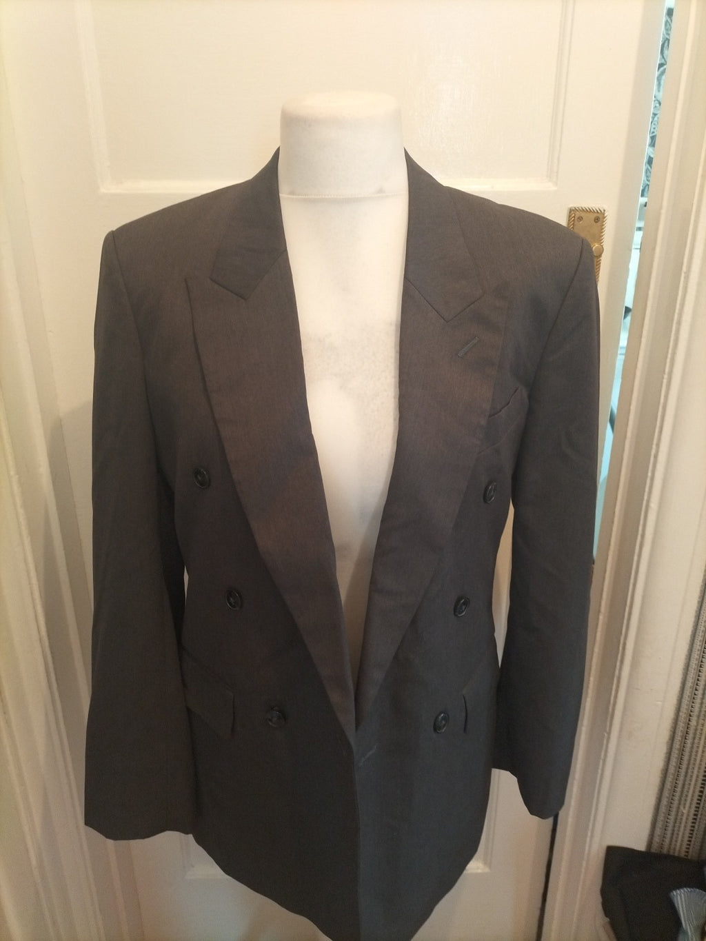 Mens Prince Henry Size Large Grey Suit Jacket