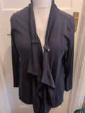 BM 16 Navy Cardigan Open
