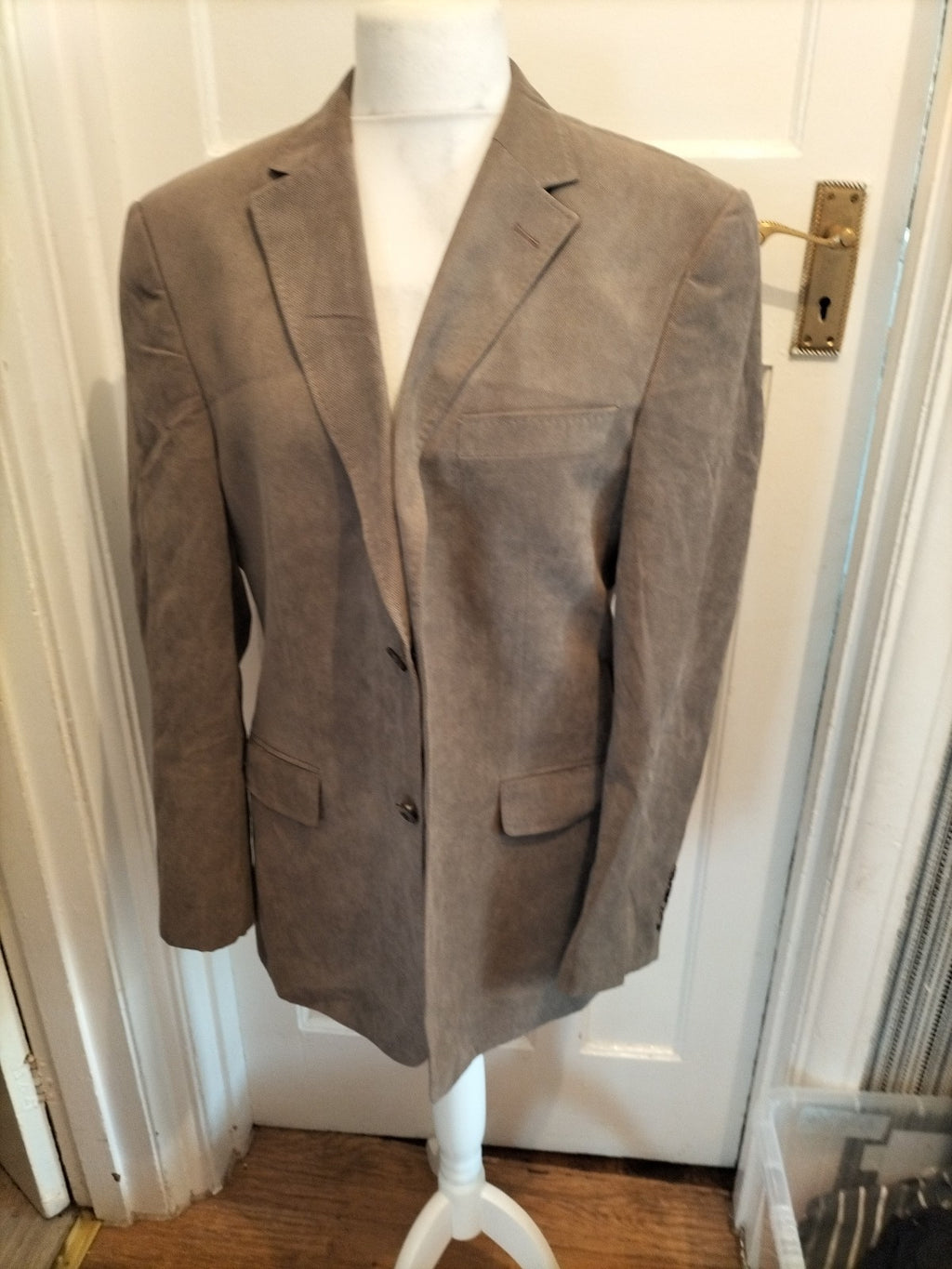 Mens M&S Man Size 42M Natural Suit Jacket