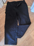 Ladies ASOS Size 16 Black Cargo Jeans