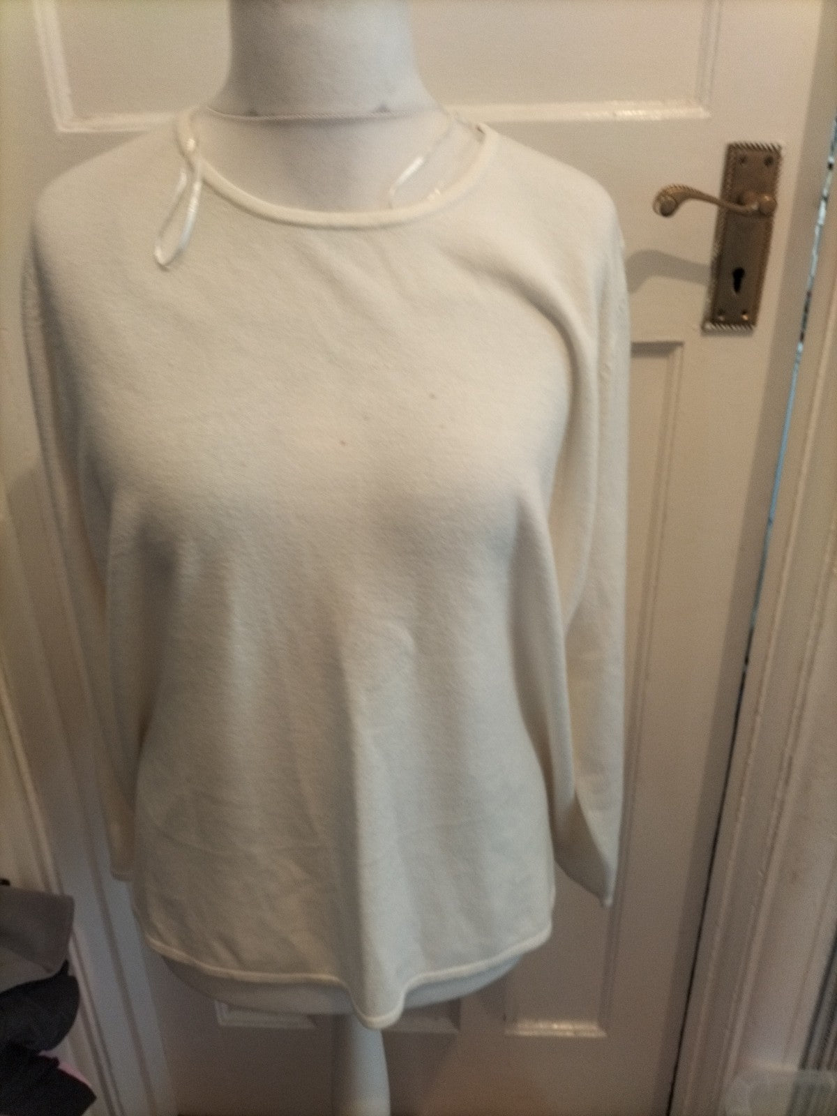 Ladies Bonmarche Size XL Cream Jumper Few Marks