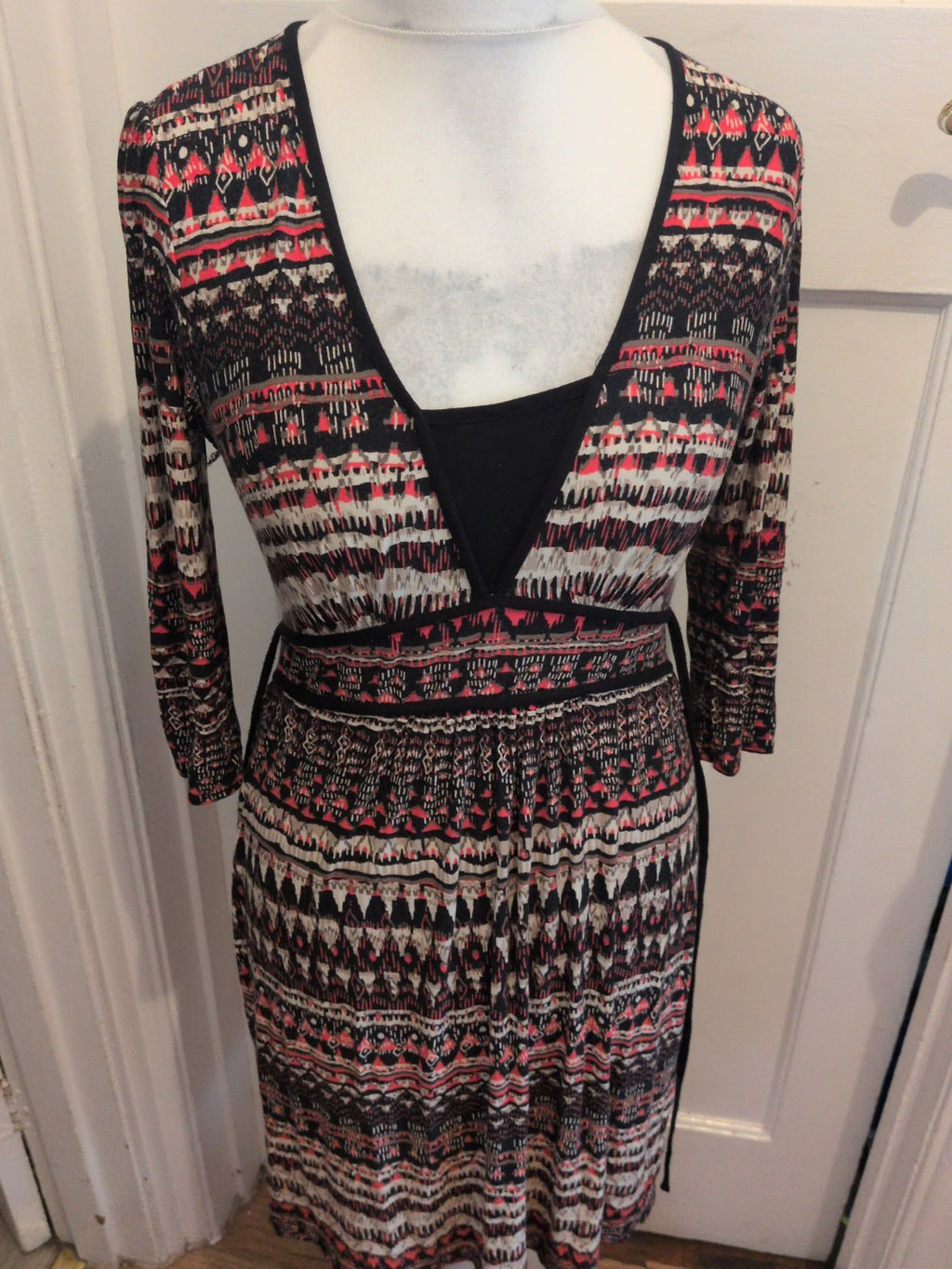 Wallis 10 Multicoloured Long Sleeved Dress