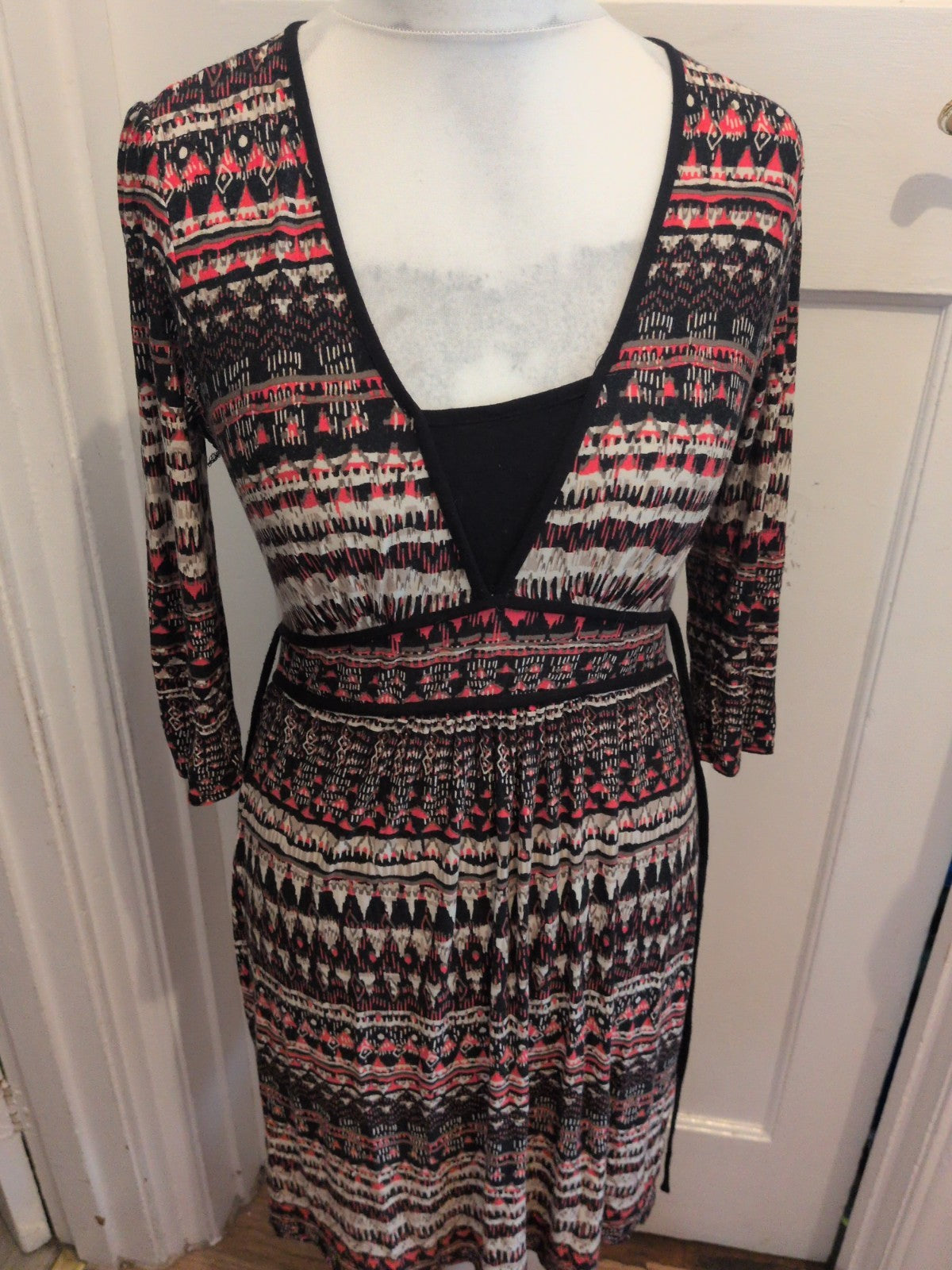Wallis 10 Multicoloured Long Sleeved Dress