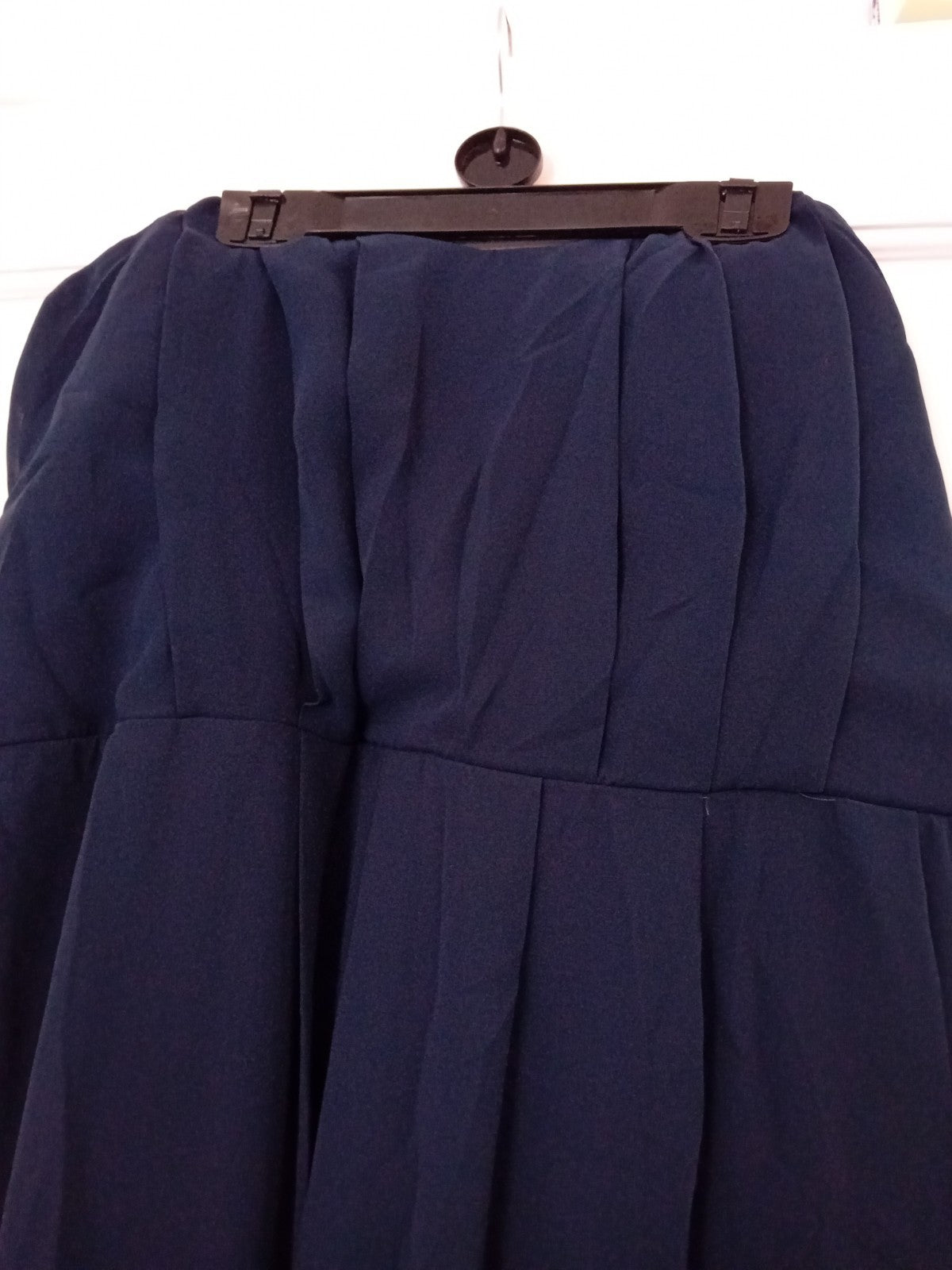 Ladies Strapless Navy Long Evening Dress Size 22 AX PARIS  free Delivery