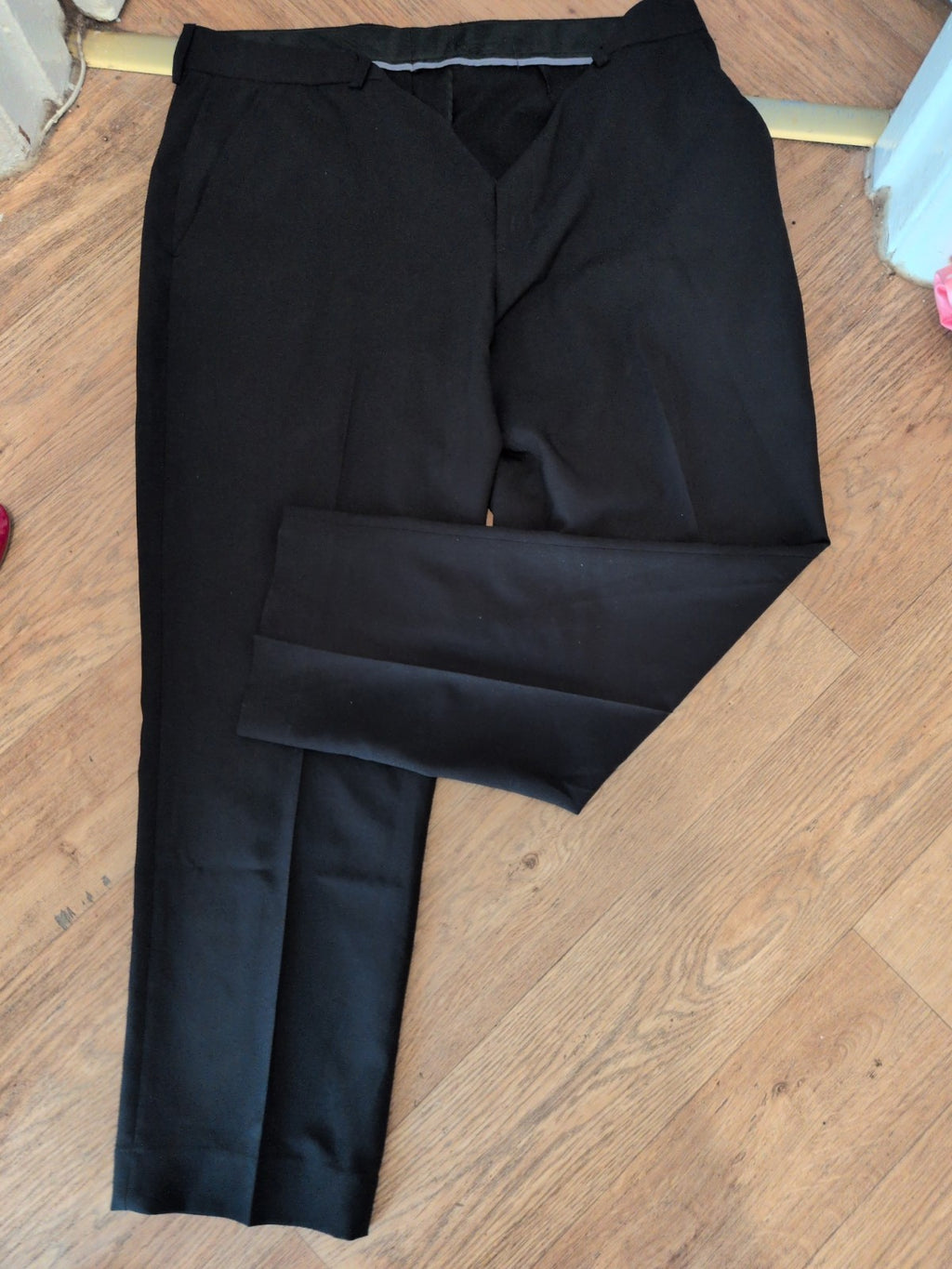 George Regular Fit 38W 29L Black Smart Trousers Immaculate