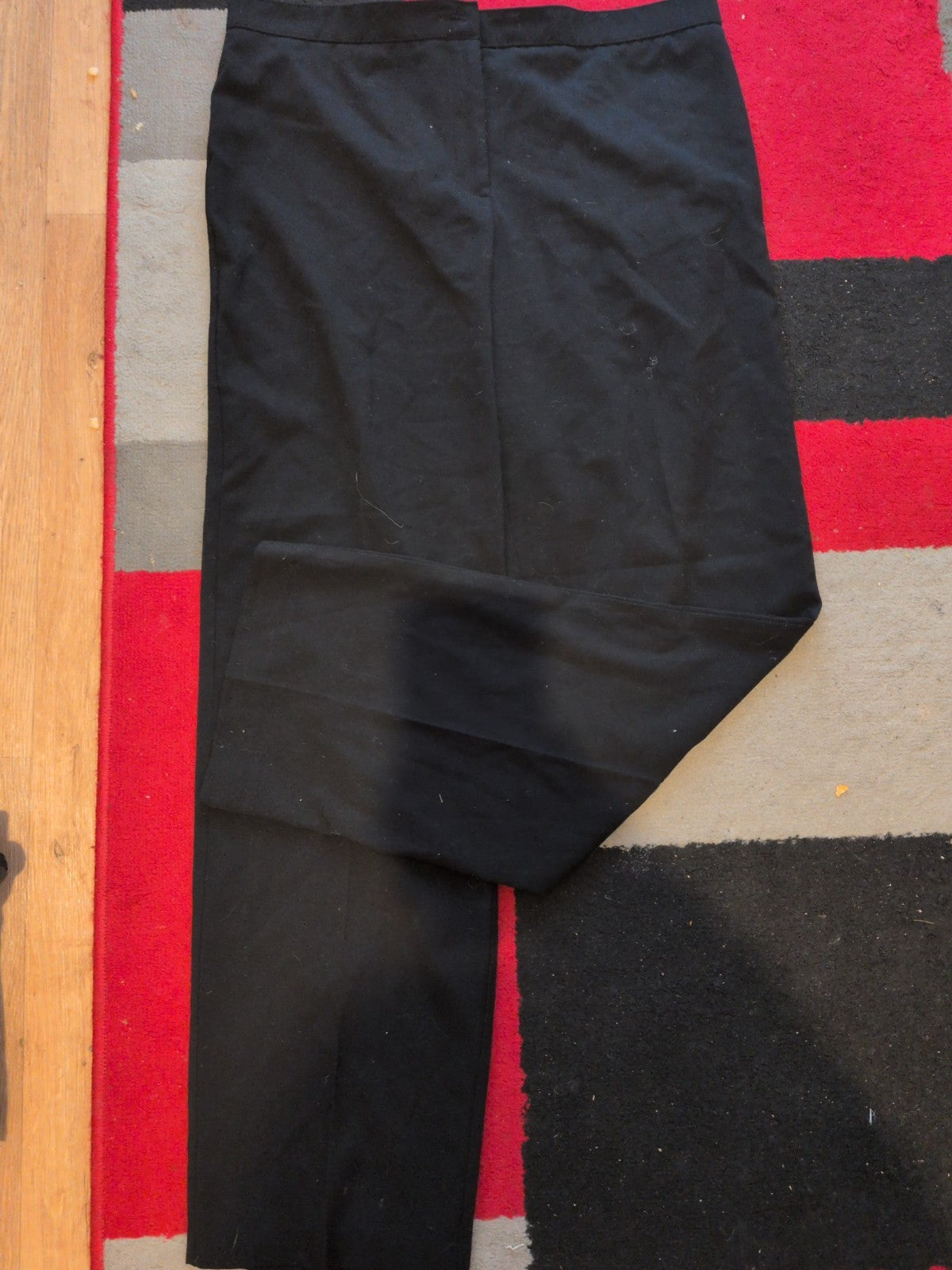 Briggs New York 14 Black Trousers Wide Leg