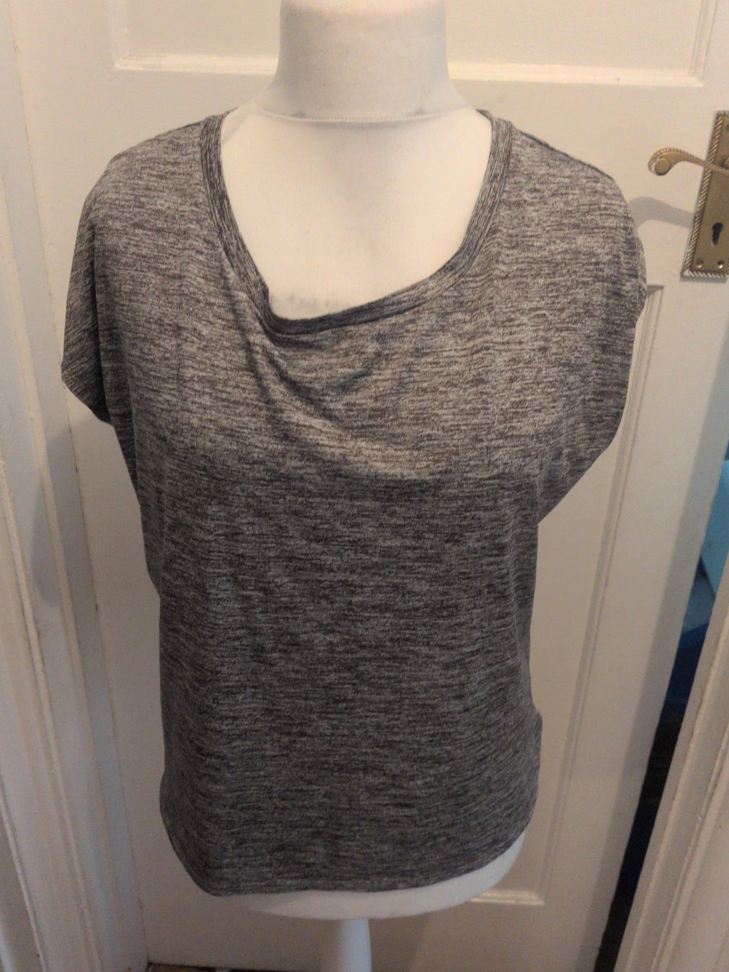 Souluxe Medium Grey Fleck Short Sleeve T-shirt