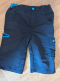 Boys Trespass 9-10 Years Navy Elasticated Shorts