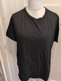 Shein Curve 1XL Black T-shirt Short Sleeve