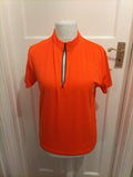 Ladies Ridge Size Small Neon Orange Cycling Jersey