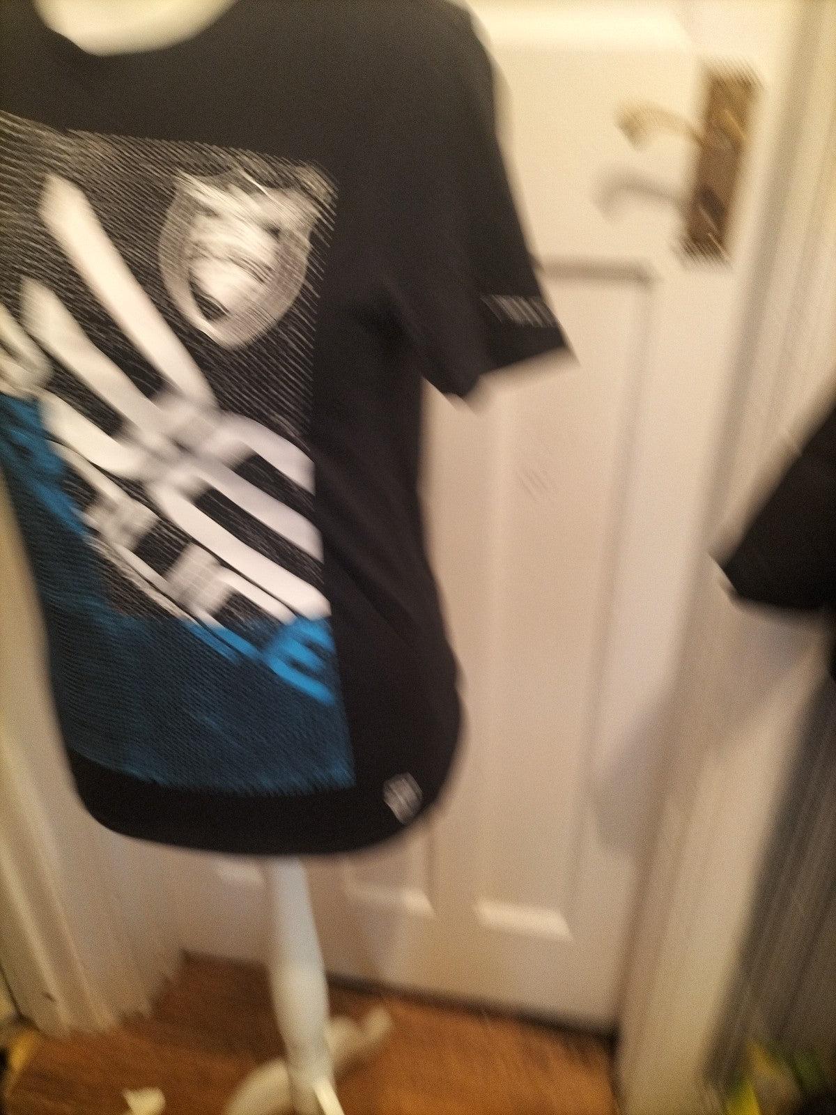 Mens 883 Police Size Small Black Print Tshirt