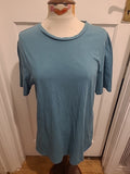 Mens George Size Medium Turquoise Short Sleeved Tshirt