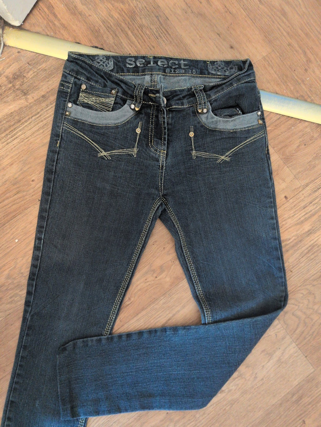 Ladies Select Size 10 Blue Indigo Skinny Jeans