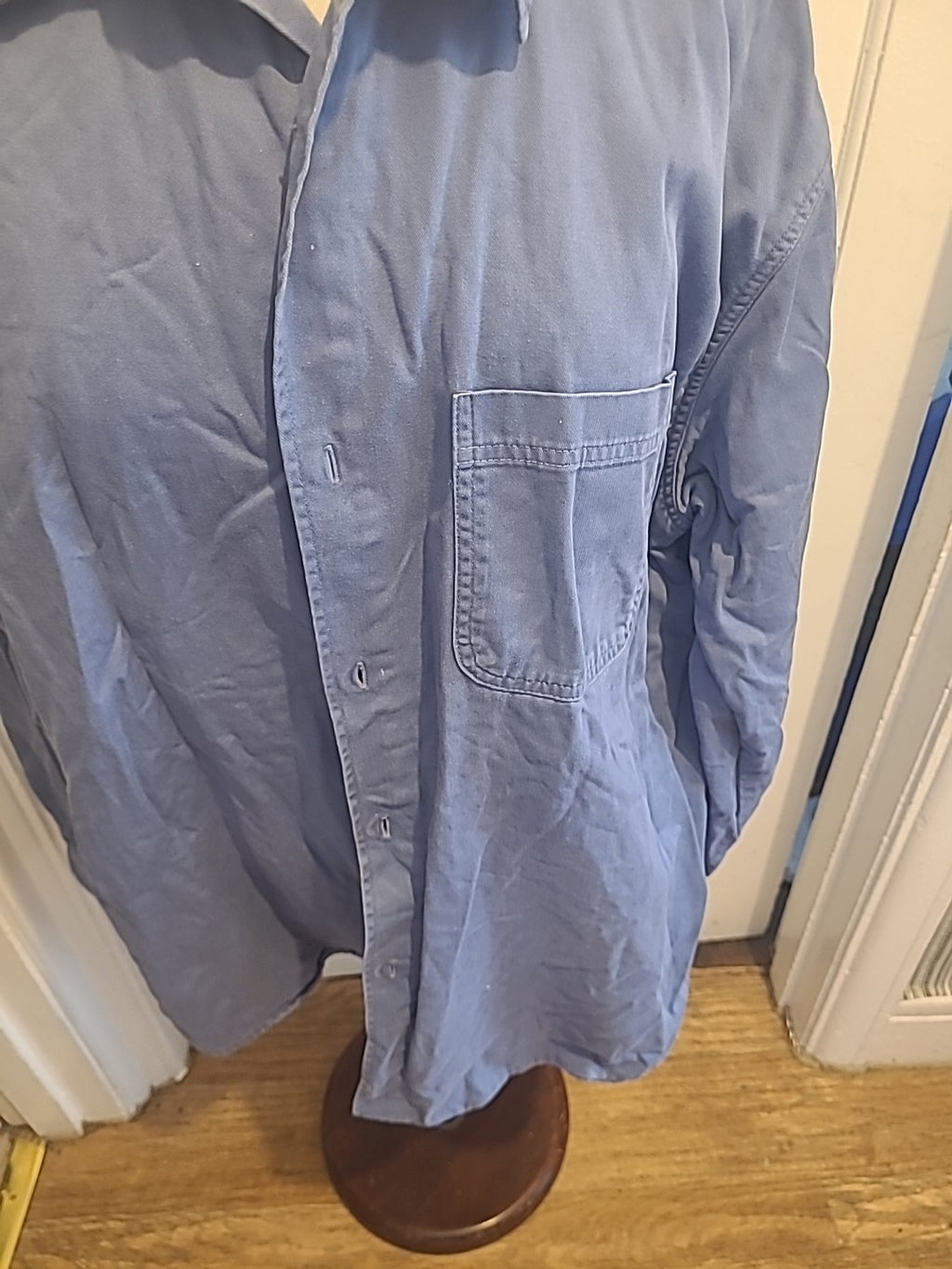 Mens Kingston Size XL Blue Lined Long Sleeved Jacket