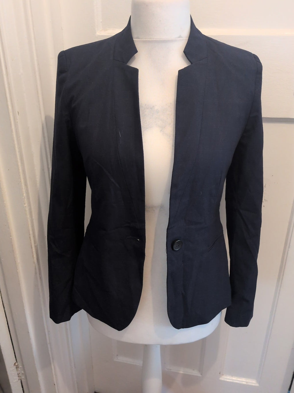 Zara 8 Navy Blazer