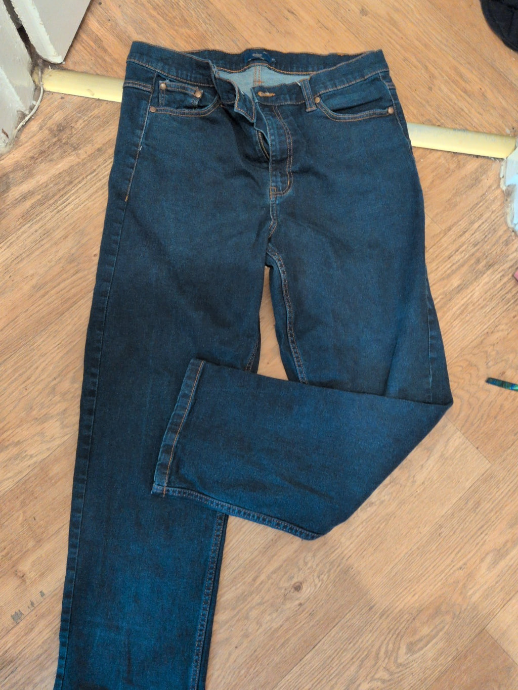 Cotton Traders 36" Straight Jeans