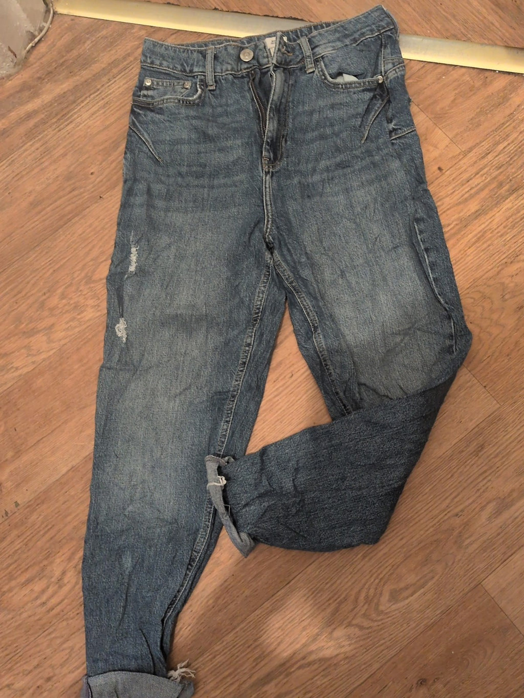 River Island 10 Blue Slim Jeans