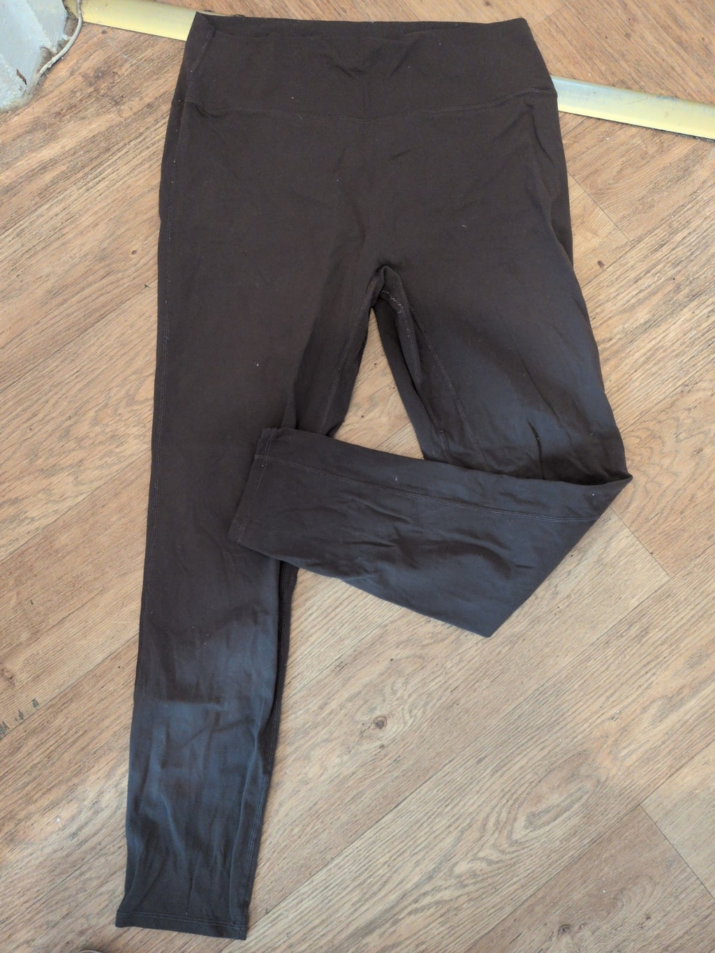 Ladies Prettylittlething Size 14 Dark Khaki Legging