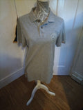 Mens Tokyo Size Medium Grey Short Sleeved Polo