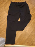 Ladies H&M Dry Move Tapered Fit Size 12-14 Black Tracksuit Bottoms
