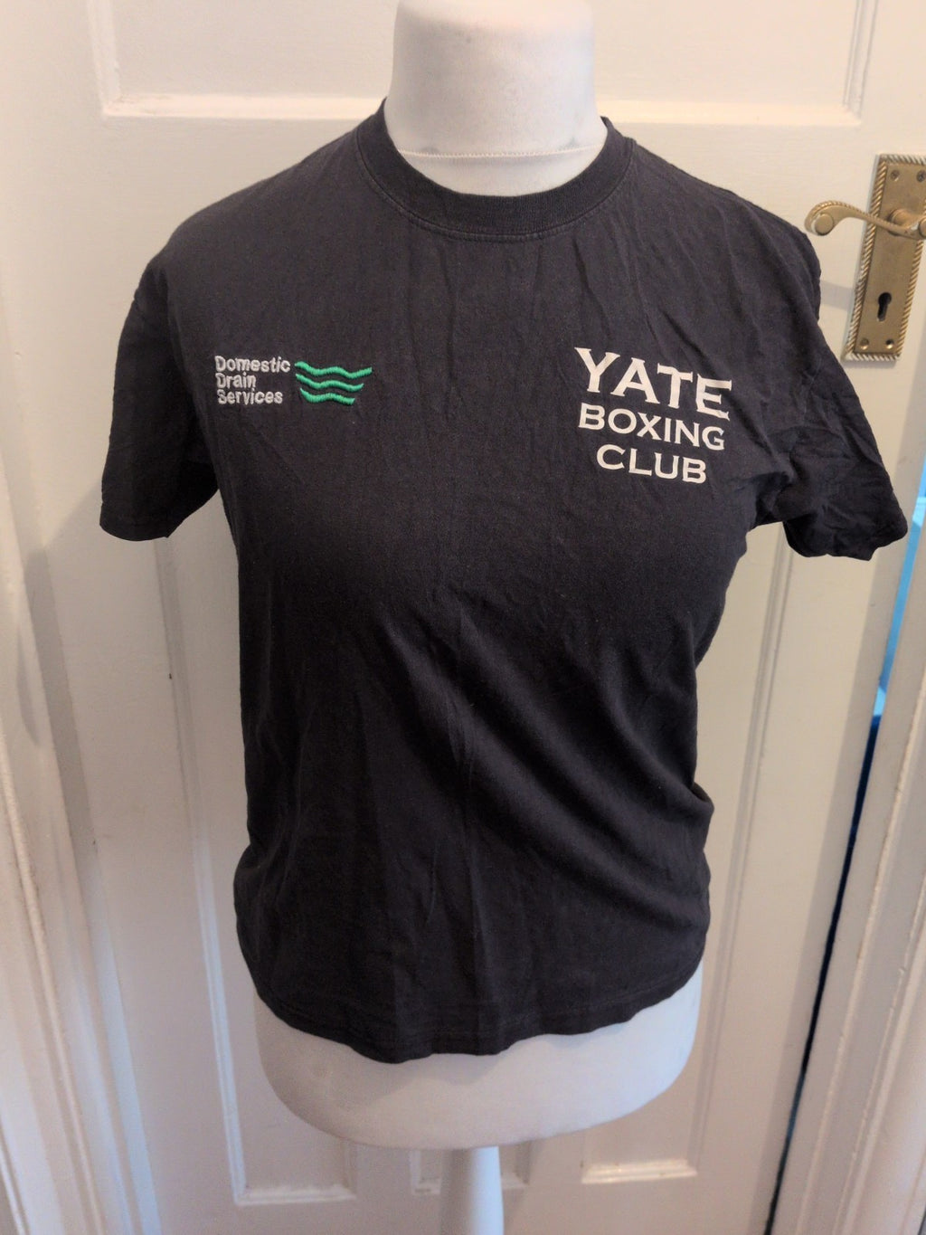 Fruit Of The Loom Medium Navy Yate Boxing T-shirt