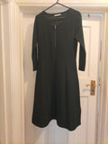 Ladies Fransa Size XS Bottle Green Long Sleeved Dress