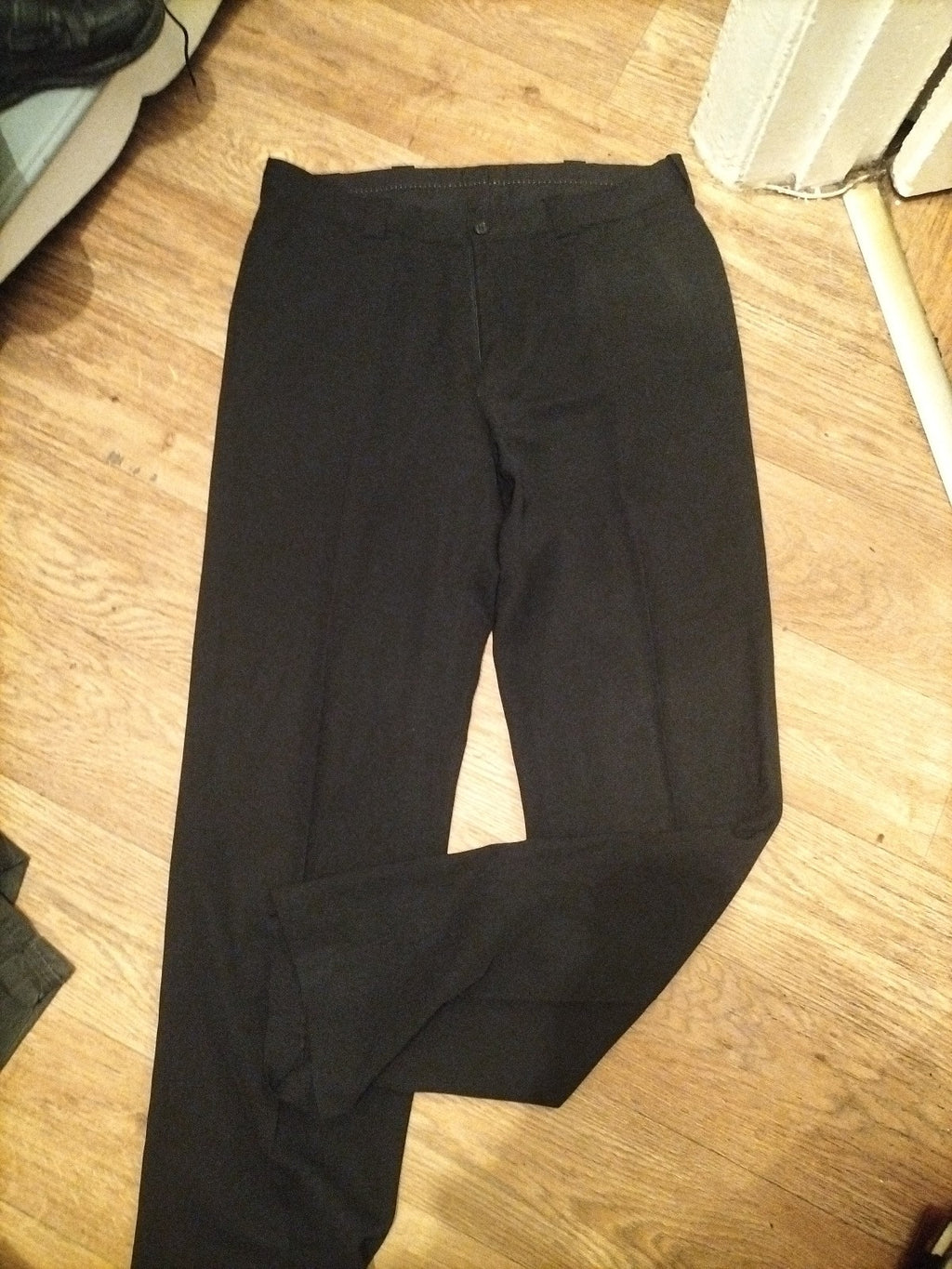 Mens Pegasus Size 42" Black Trousers