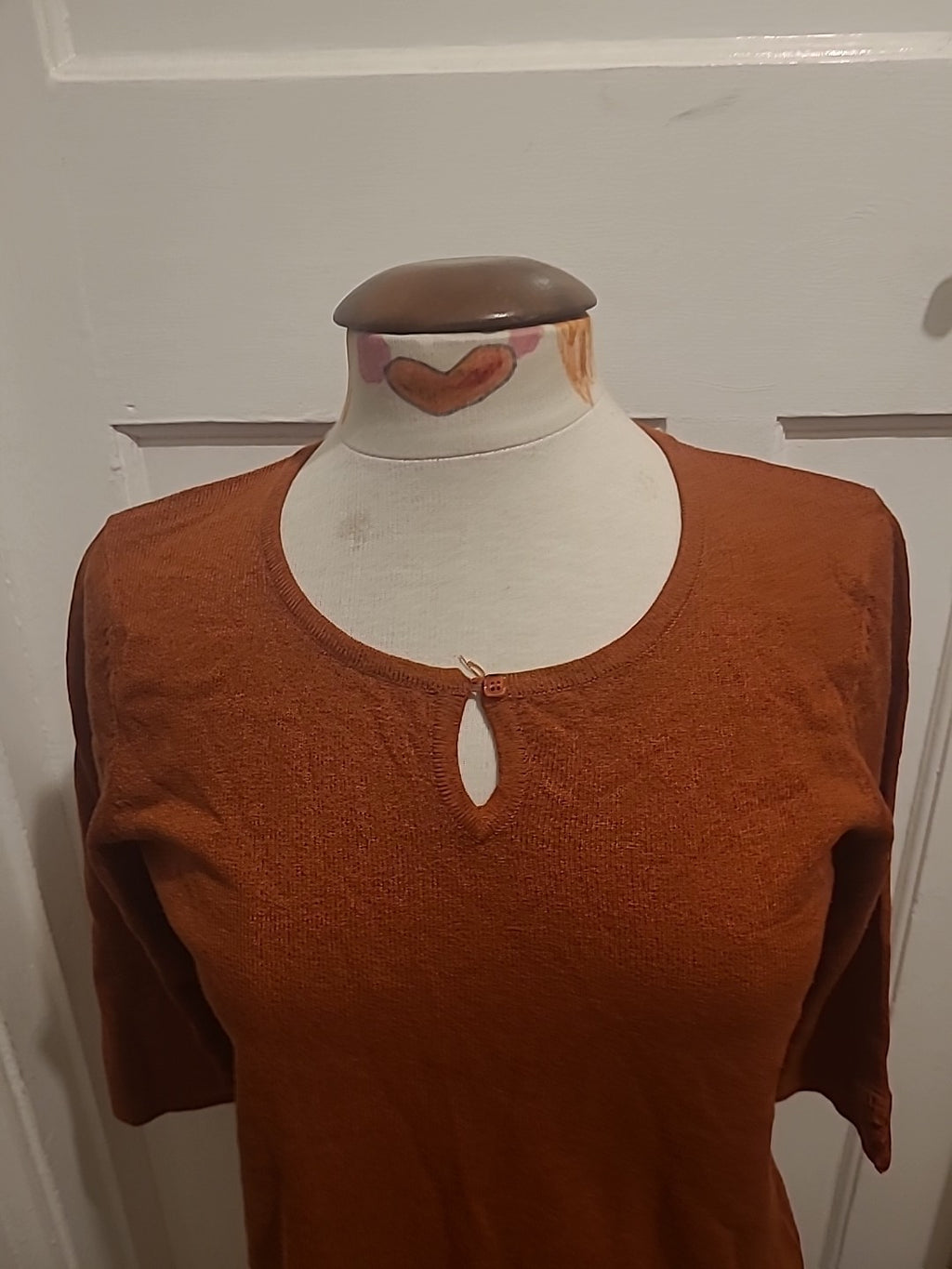Ladies Minuet Size 12 Bronze Short Sleeved Blouse