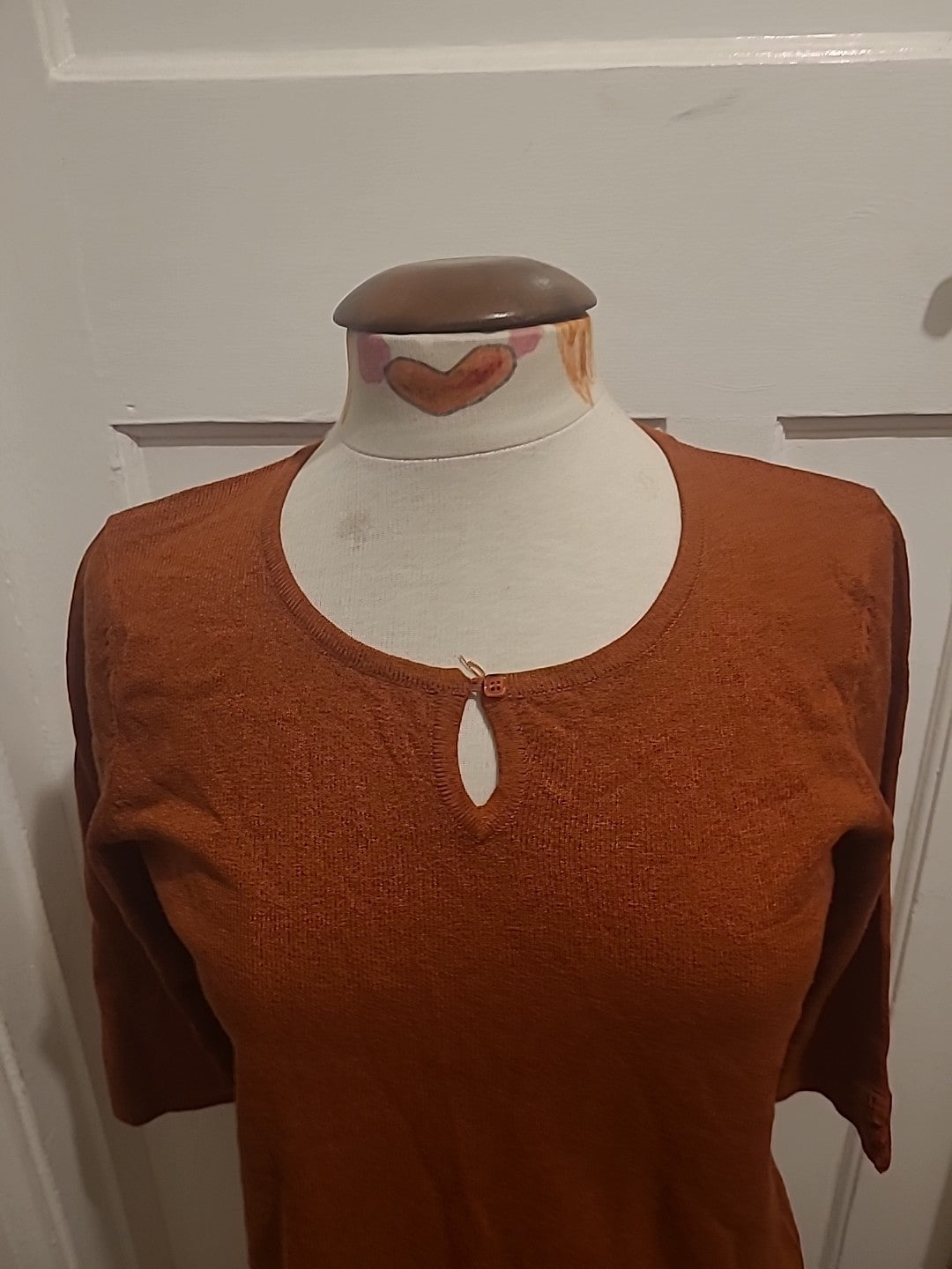 Ladies Minuet Size 12 Bronze Short Sleeved Blouse