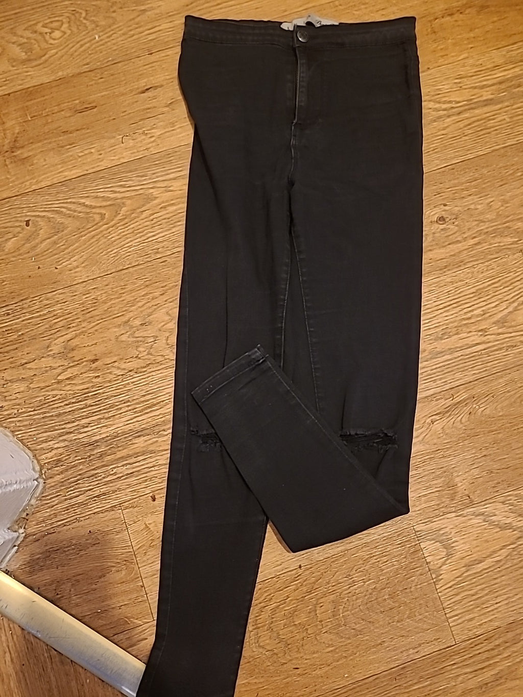 Ladies Denim Co Size 8 Black Denim Jeans