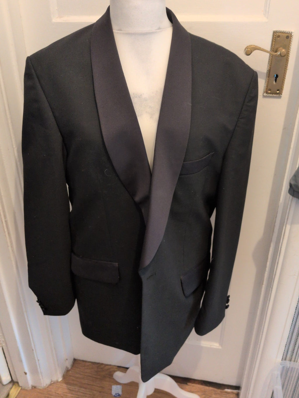 Armando 44"R Black Suit Jacket