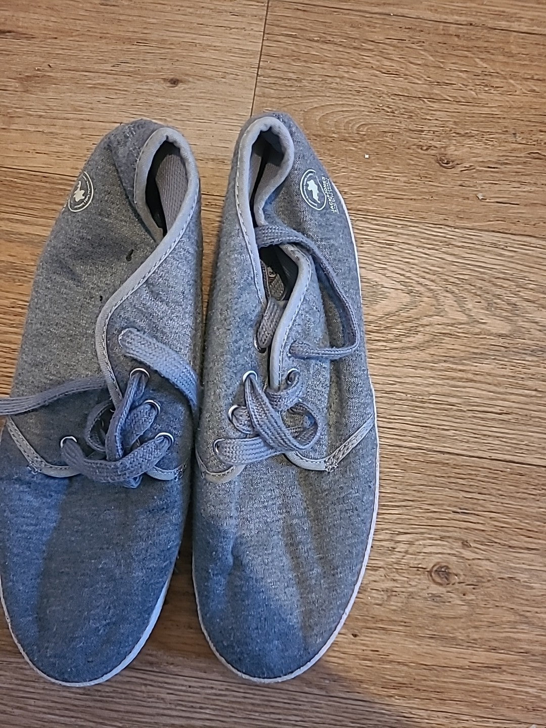 Mens Jack&Jones Size Uk 9 Grey Lace Up Shoes